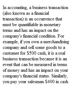 Week 2: Accounting System